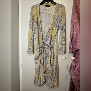BCBGMaxAzria - Pastel Floral Wrap Dress